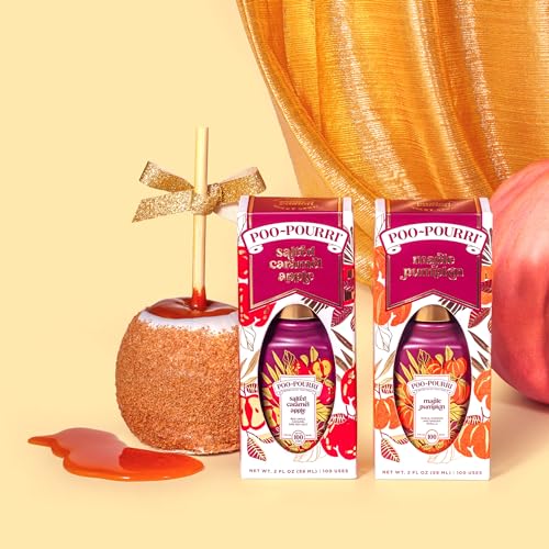 Poo-Pourri Before-You-Go Toilet Spray, Salted Caramel Apple, 2 Fl Oz – Caramel, Red Apple and Sea Salt - Image 2