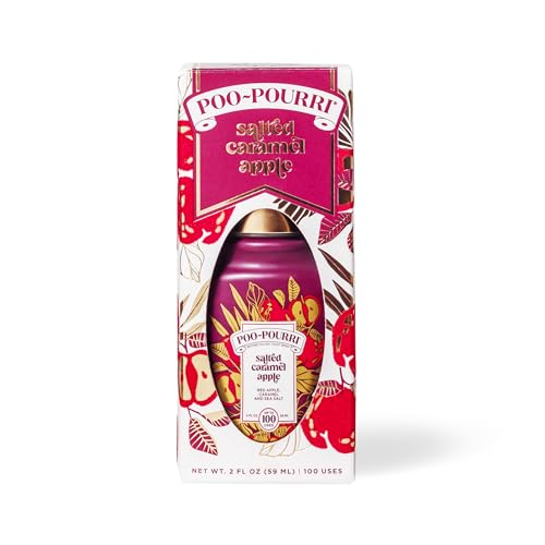 Poo-Pourri Before-You-Go Toilet Spray, Salted Caramel Apple, 2 Fl Oz – Caramel, Red Apple and Sea Salt - Image 4