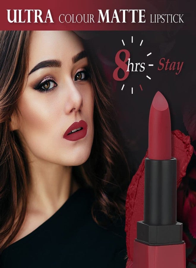 فور فور أحمر شفاه FORFOR® Intense Matte المقاوم للماء يدوم طويلاً (Red Wave) - Image 4