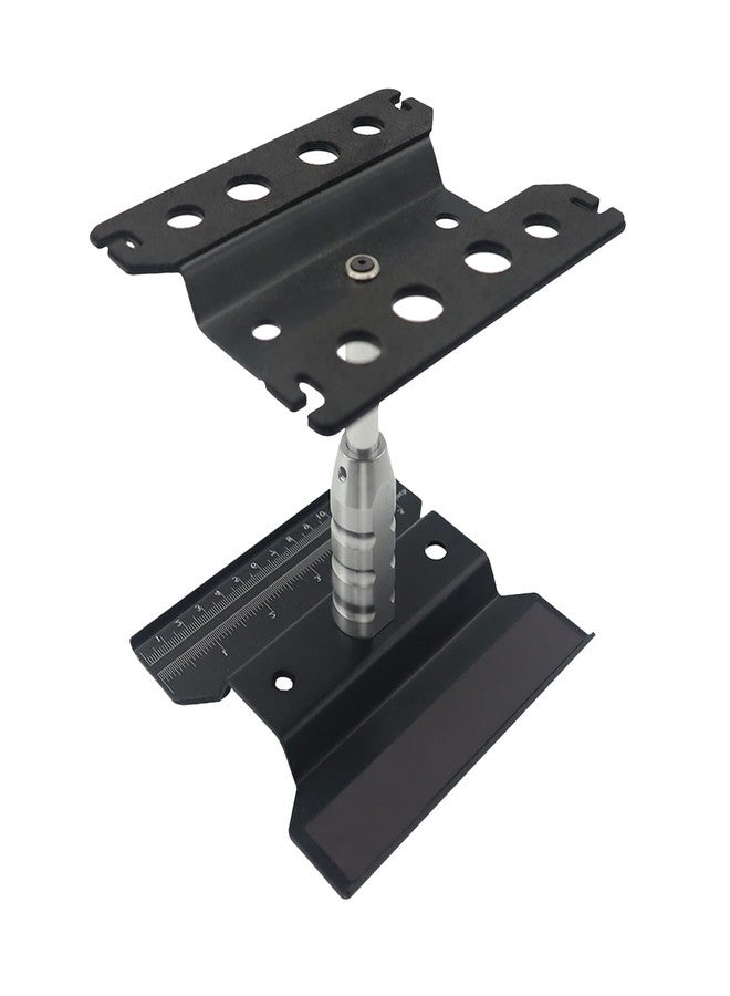 RC Lelut RC Car Stand RC Repair Stand 360 Degree Rotation Lift or Lower for Traxxas Redcat Arrma Axial RC4WD HSP Losi 1/8 1/10 1/12 1/16 Scale RC Crawler Car Truck Buggies (Black) - Image 1