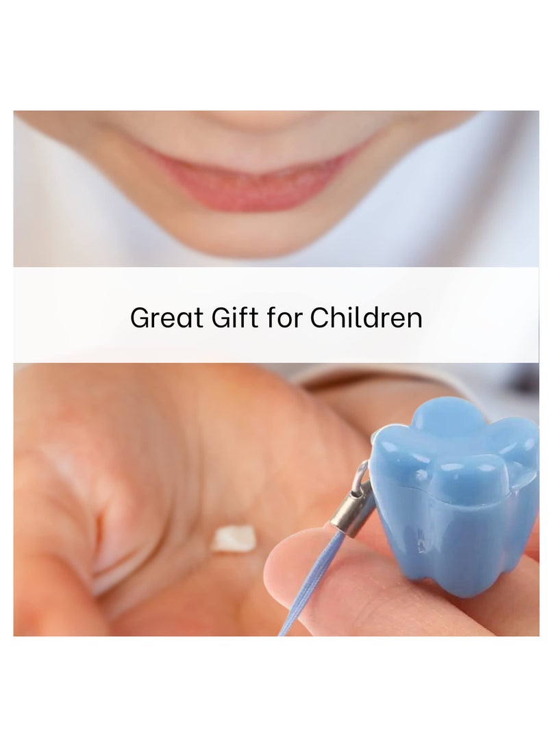 SOLARAE 50 PCS Tooth Holders for Kids Keepsake, Multicolor Plastic Tooth Necklace for Lost Teeth Tooth Cases for Milk Tooth Baby Tooth Boxes for Lost Teeth for Kids - Image 5