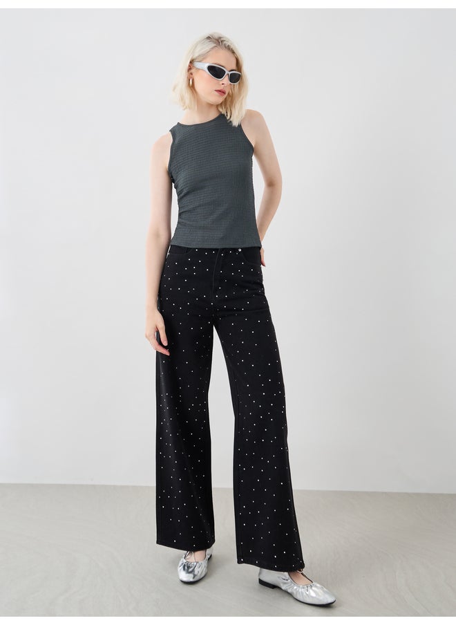 Take Two Take Two Texture Round Neck Sleeveless Cami Top  - Image 3