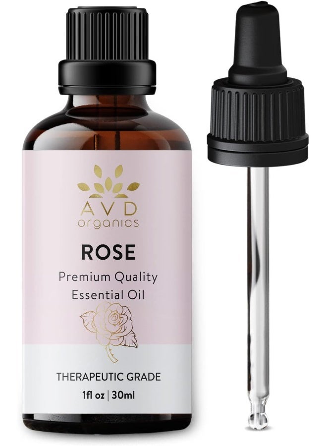 AVD Organics Frankincense & Rose Essential Oil Bundle | 100% Pure & Natural Therapeutic Grade | For Skin, Massage, Diffuser & Home Fragrance | 30ml (1 Fl Oz) Each - Image 3