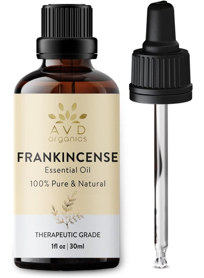 AVD Organics Frankincense & Rose Essential Oil Bundle | 100% Pure & Natural Therapeutic Grade | For Skin, Massage, Diffuser & Home Fragrance | 30ml (1 Fl Oz) Each - Image 2