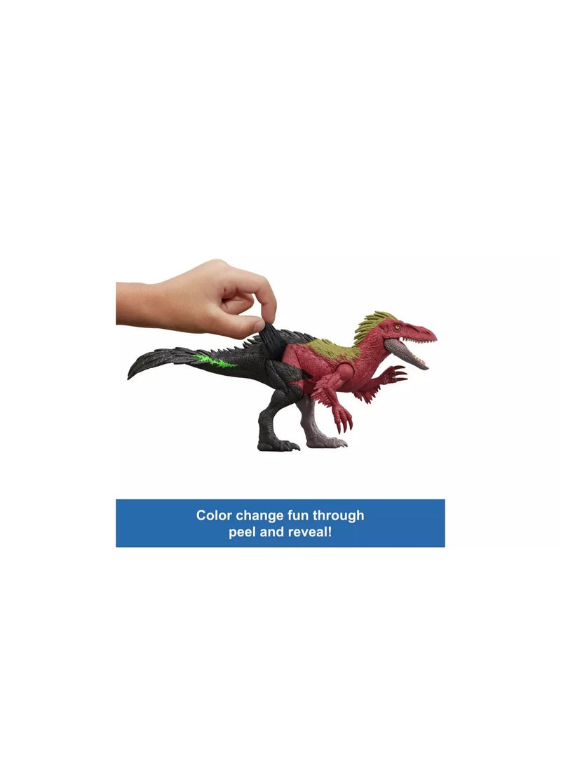 JURASSIC WORLD Dino Reveal Deluxe Dinosaur Action Figure Toys, Tear Away Package & Peel Off Color Change Play, Species Vary - Image 3