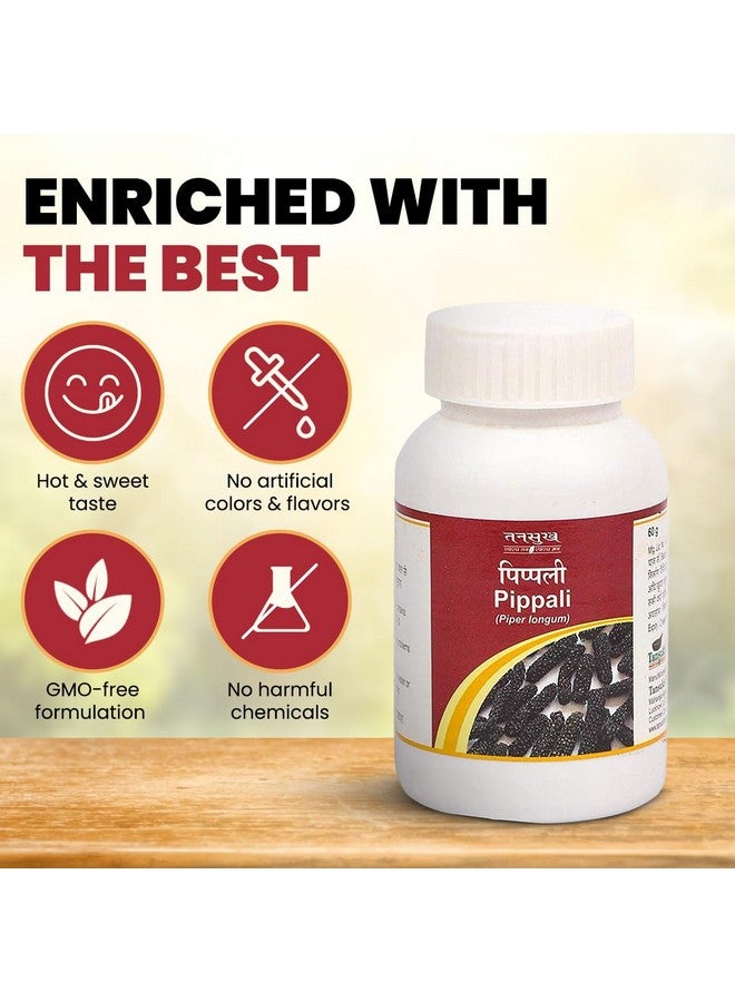 Tansukh Pippali Powder - Pack of 60gm | Ayurvedic Pipali Churna, Long Pepper Piper Longum | Authentic Spice from India | Immunity Booster | Ideal for Cooking, Seasoning, and Ayurvedic Use - Image 3