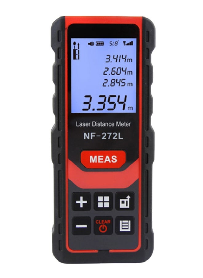 NIBEMINENT Digital Laser Distance Meter Red/Black - Image 1