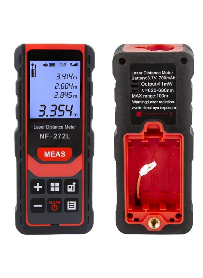 NIBEMINENT Digital Laser Distance Meter Red/Black - Image 3