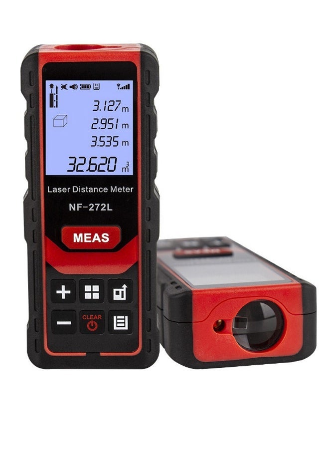 NIBEMINENT Digital Laser Distance Meter Red/Black - Image 2
