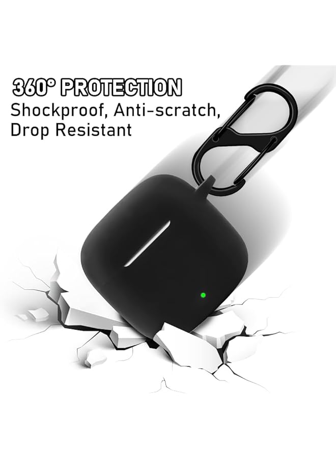 إيروريكس حافظة لهاتف Huawei Freebuds Se 2، غطاء سيليكون ناعم لسماعات Freebuds Se2 مع سلسلة مفاتيح وأدوات تنظيف سماعات الأذن، حافظة واقية مقاومة للصدمات ومضادة للخدش متوافقة مع Freebuds Se2 - Image 2