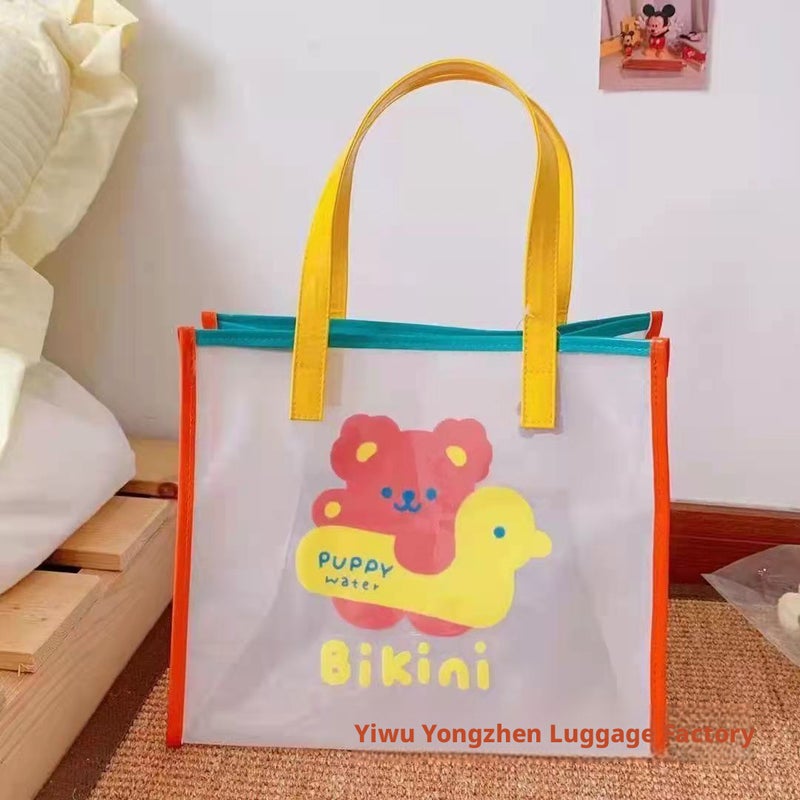 Cute Cartoon PVC Jelly Beach Bag - Image 5