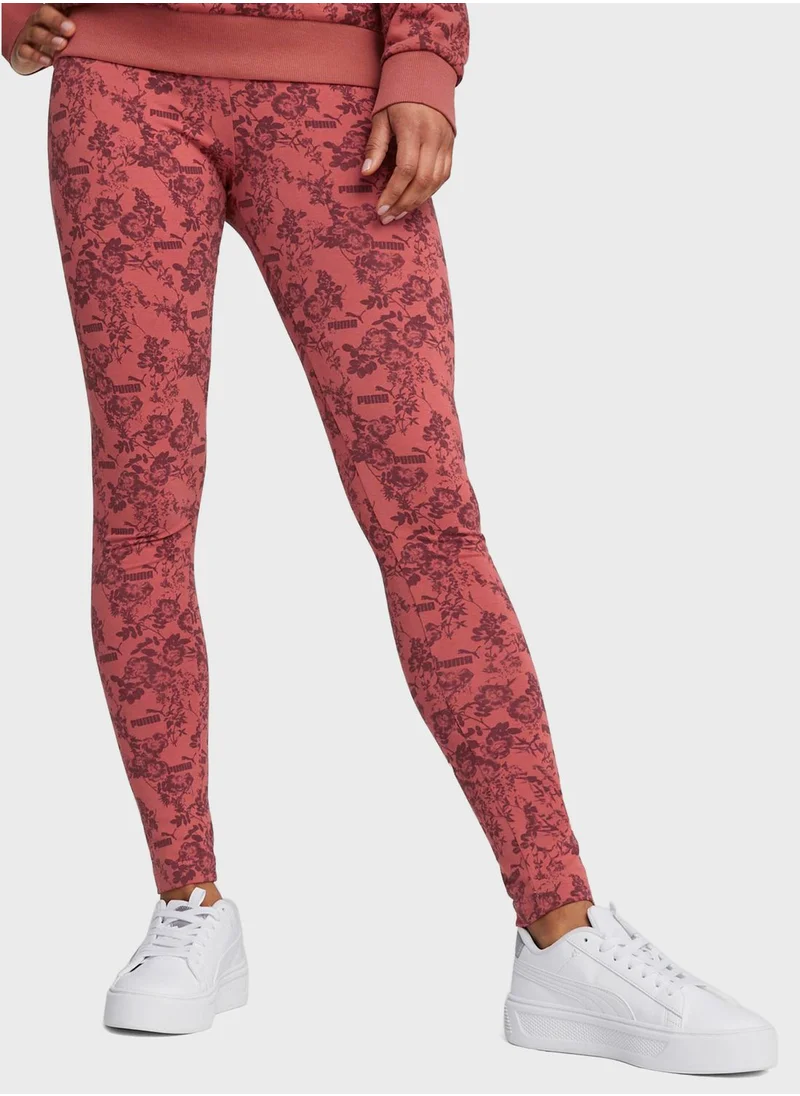 PUMA Flower Nostalgia All Over Printed Leggings