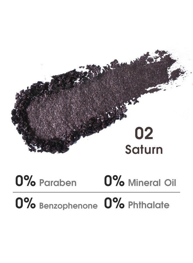 يوكانبي لوحة ظلال العيون الفردية من Saturn، بودرة ظلال العيون اللامعة عالية الصبغة، لوحة مكياج احترافية طويلة الأمد ومقاومة للماء - Image 1