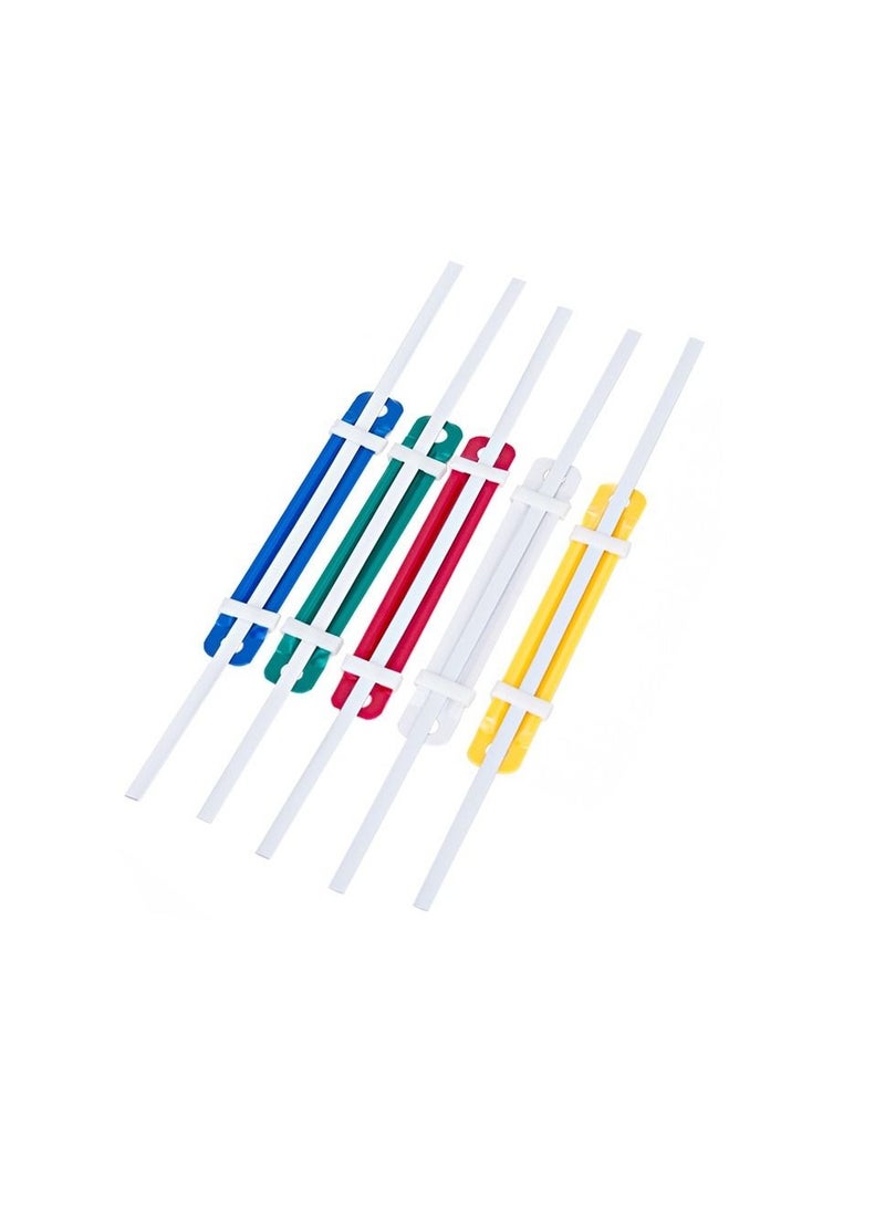 Deli 50-Piece Plastic File Fastener Multicolour  - Image 2
