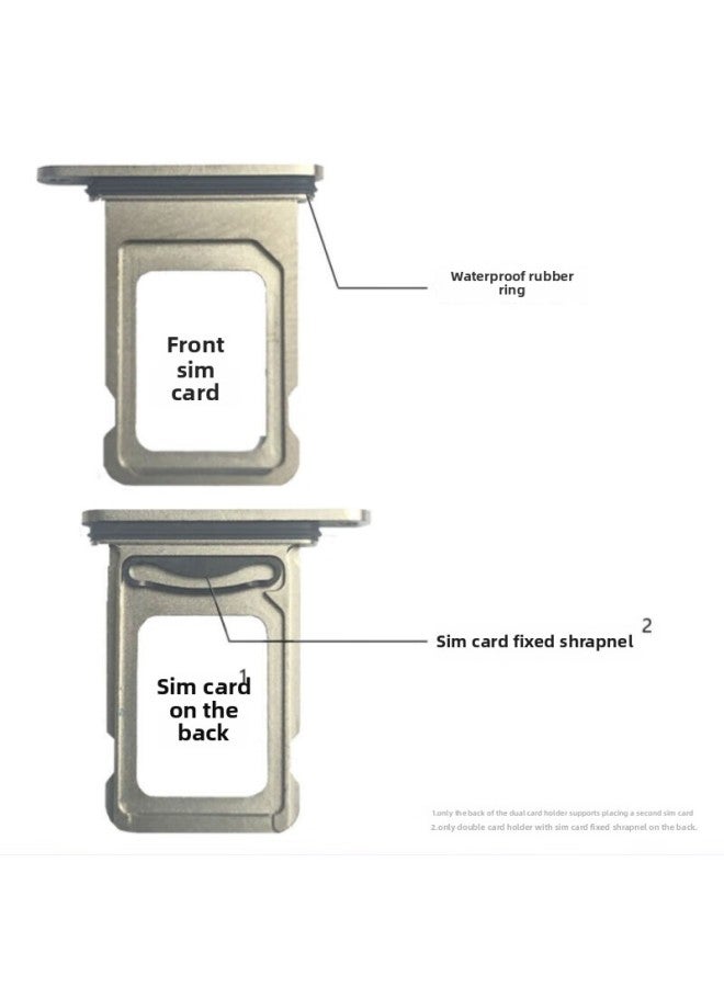 E-repair Is Suitable For Huawei Nova9 Cato Nova8SE Vitality Version Card Slot Sim Card Nova7SE Phone-Color:Suitable For Nova9 [qijing Forest] Card Tray With Waterproof Rubber Ring-Capacity:Default Items  - Image 4