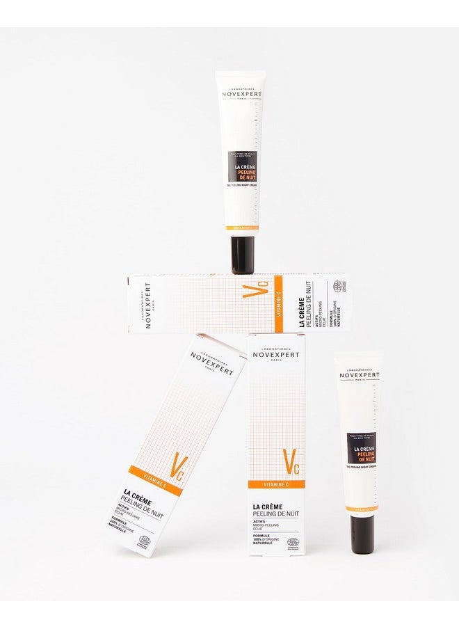 Novexpert The Peeling Night Cream Visibly Brighter Skin Smooth And Radiant Complexion Deeply Exfoliates And Nourishes Hypoallergenic Vegan Normal Combination And Oily Skin Types 1.3 Oz  - Image 4