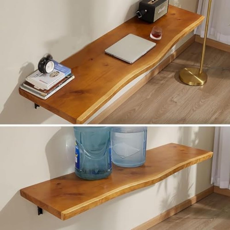 Durable Wall Mounted Work Table with Shelf Brackets, Foldable, Foldable Laundry Table Sizes 32, 40, 47, 55, 59, 63, 71 Inch, Suitable for Small Spaces in Home and Kitchen 39.4 x 18 x 2 Inch - Image 4