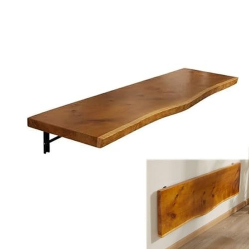Durable Wall Mounted Work Table with Shelf Brackets, Foldable, Foldable Laundry Table Sizes 32, 40, 47, 55, 59, 63, 71 Inch, Suitable for Small Spaces in Home and Kitchen 39.4 x 18 x 2 Inch - Image 1