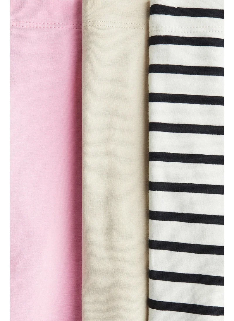 H&M 3-pack jersey leggings