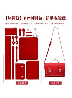 Handmade DIY Cambridge Satchel Fashion Bag Burgundy