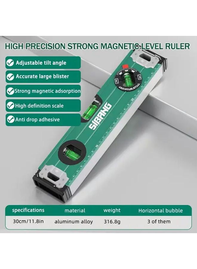 1 قطعة قوية مغناطيسي مستوى 11 81 بوصة أداة سبائك الألومنيوم ثقيلة الواجب - Image 2