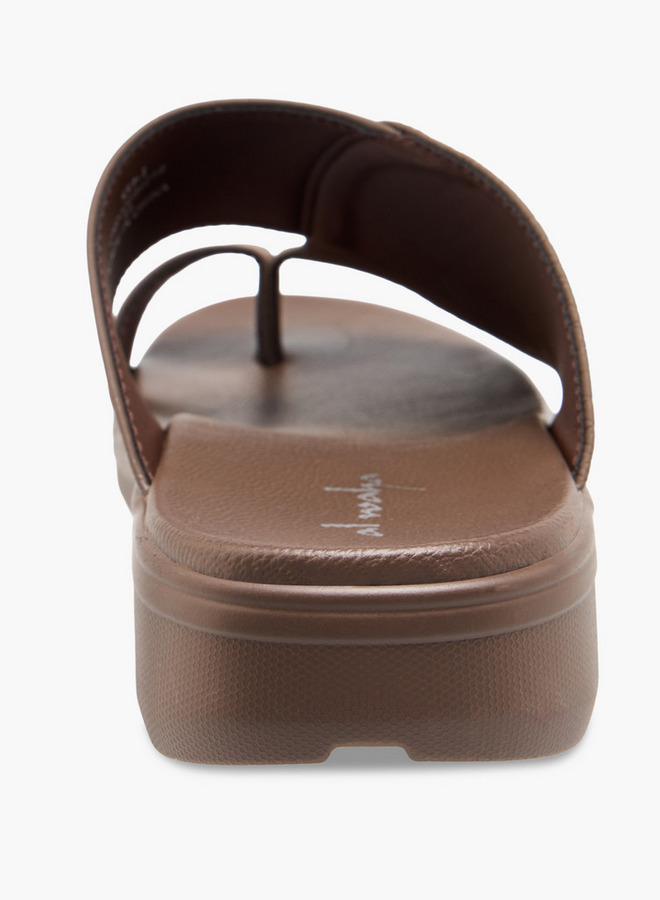 Al Waha Men Toe Loop Detail Arabic Sandals - Image 5