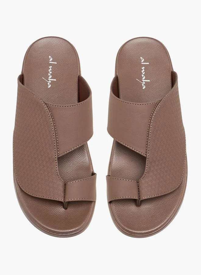 Al Waha Men Toe Loop Detail Arabic Sandals