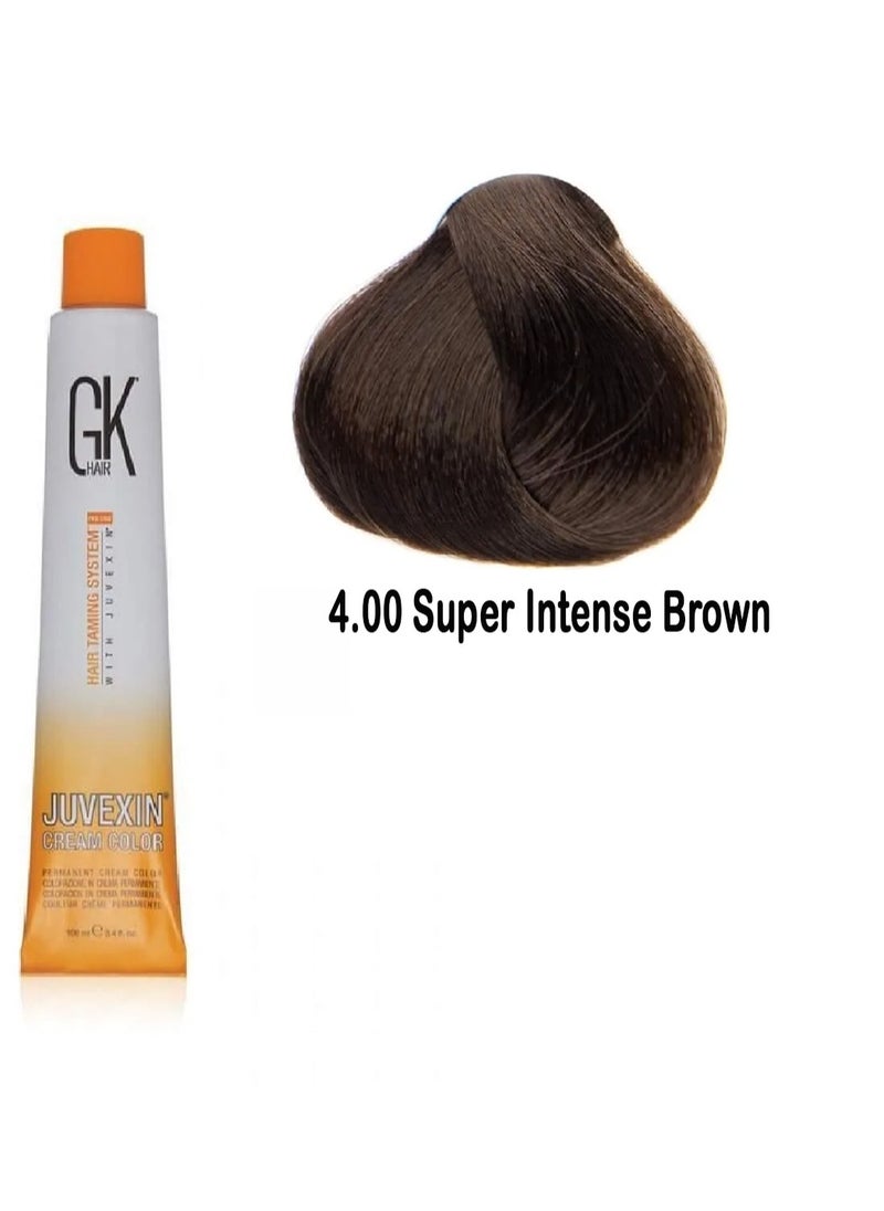 GK Hair GK Hair Color 4.00 SUPER Intense Brown 100 ml 