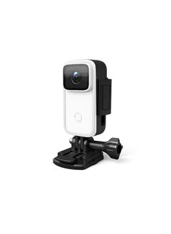 SJCAM C200 4K Mini WiFi Action Camera with 1.28 Inch IPS Screen 5M Body Waterproof 6-Axis Anti-Shake Supports Face Recognition Night Vision Built-in Rechargeable Battery