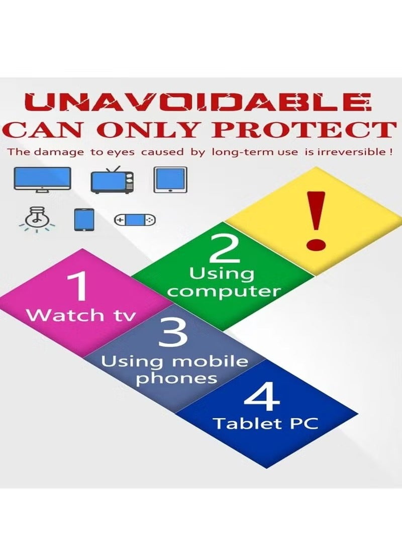 Blue Light Glasses for Kids Computer TV Phone Children Gaming Eyewear Silicone Flexible Eyeglasses for Boys Girls Age 3-12 Anti blue light and Headache - Image 4