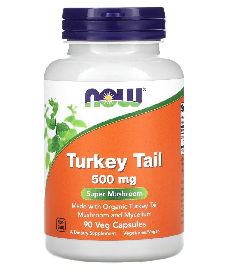 now Turkey Tail 500 mg 90 Veg Capsules