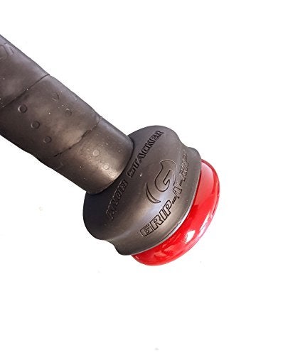 Grip-N-Rip Knob Stacker Choke-Up Ring for Baseball/Softball Bats Provides Choking Up Space & Relief from Bat Sting, Stackable for Custom Fit and Comfort (Black) - Image 2