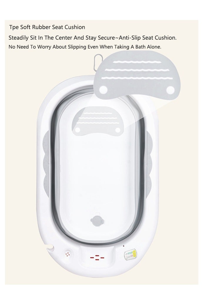OASIS DESERT Foldable Baby Bathtub With Stand - Baby Bathtub With Support Device (Baby Foldable Bathtub And Stand) - Image 5