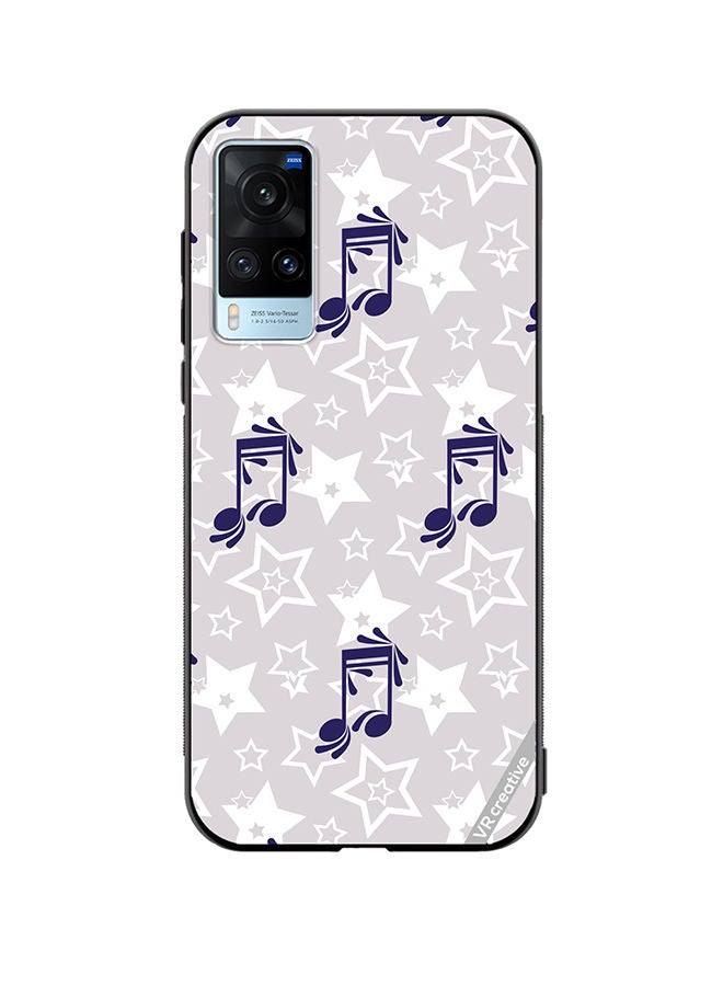VR CREATIVE Protective Case Cover For Vivo X60 Music Pattern Design Multicolour - Image 1