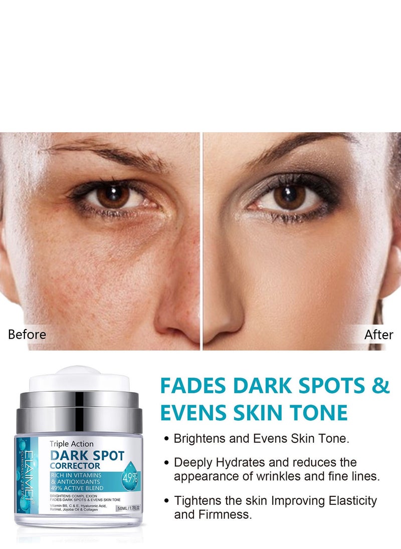 Elaimei Dark Spot Corrector For Face And Body, Dark Spot Corrector Cream, Melasma Treatment, Hyperpigmentation Treatment, Freckle Remover With Tranexamic Acid, Niacinamide, Squalane And Vitamin E Serum 50ml  - Image 3