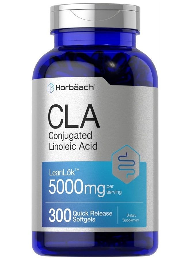 Horbäach CLA Supplement | 300 Softgel Pills | Maximum Potency | Conjugated Lineolic Acid from Safflower Oil | Non-GMO, Gluten Free | by Horbaach  - Image 1