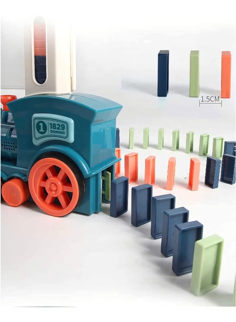 Kid's Train Blocks Building Set | 60-Piece Construction Toy for Boys & Girls Ages 3–8  - Image 4