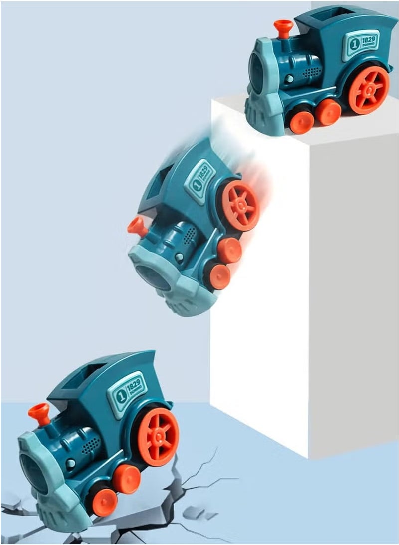 Kid's Train Blocks Building Set | 60-Piece Construction Toy for Boys & Girls Ages 3–8  - Image 3