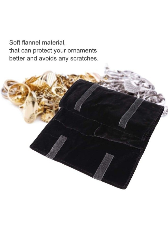 klarako Jewelery Bag, Travel Jewelery Bag Portable Jewelery Organizer Multi-Functional Ring Earrings Travel Bag  - Image 2