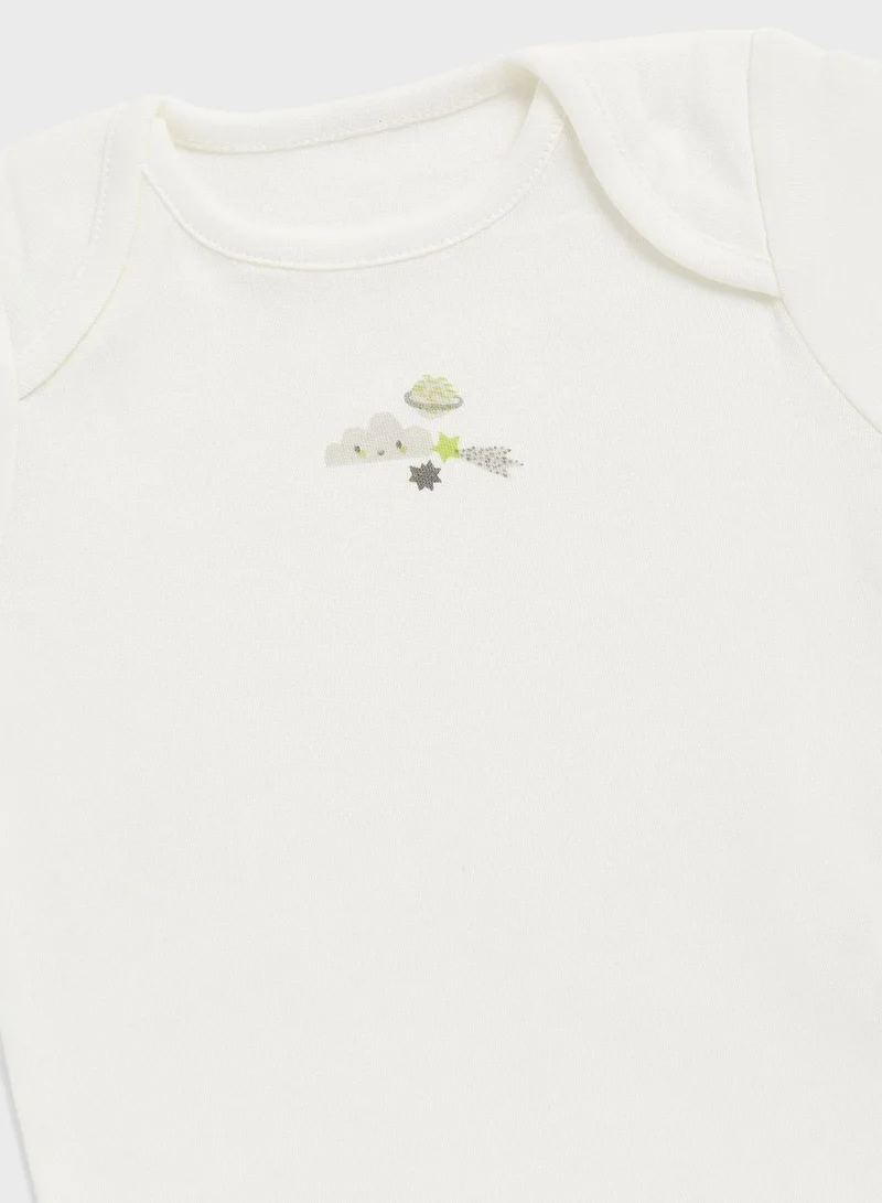mothercare Space Short-Sleeved Bodysuits - 5 Pack