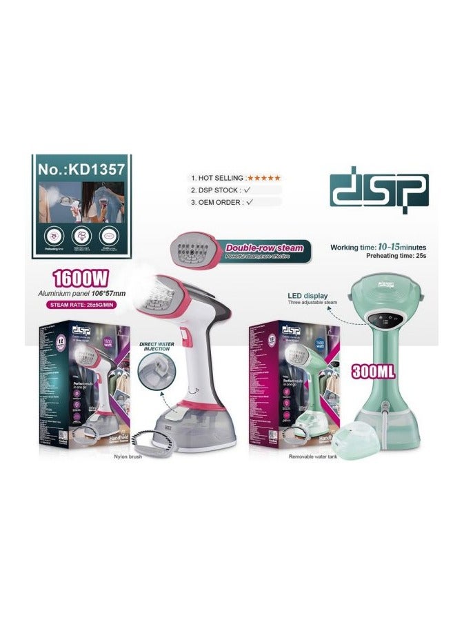DSP KD1357, Garment Steamer 1600W - Image 2