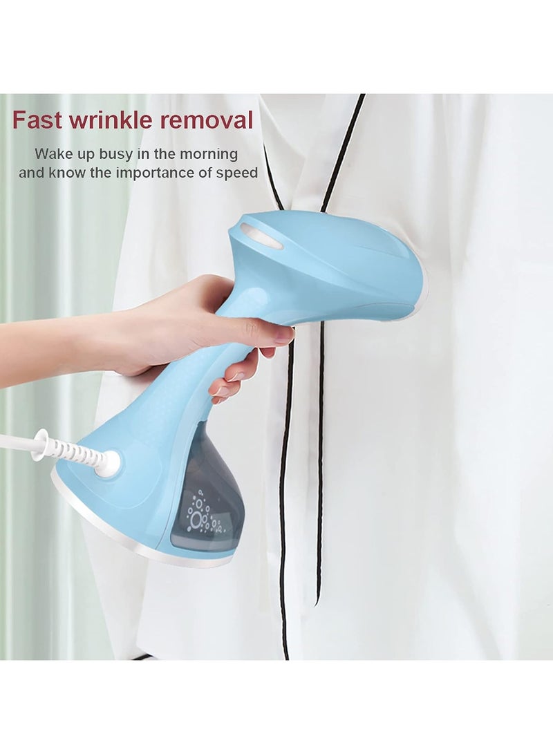 DSP DSP Garment Steamer Portable Handheld Fabric Steamer Wrinkle Remover - blue  - Image 3