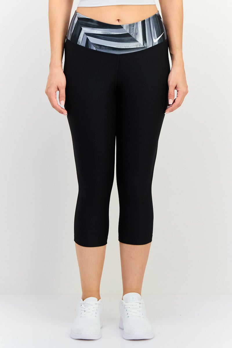 Nike Women Tight Fit Training 3/4 Tights, Black - Image 1