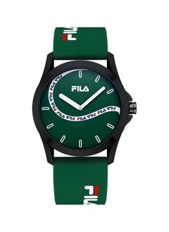 Men's Analog Round Shape Silicone Wrist Watch 38-864-102 - 43 Mm