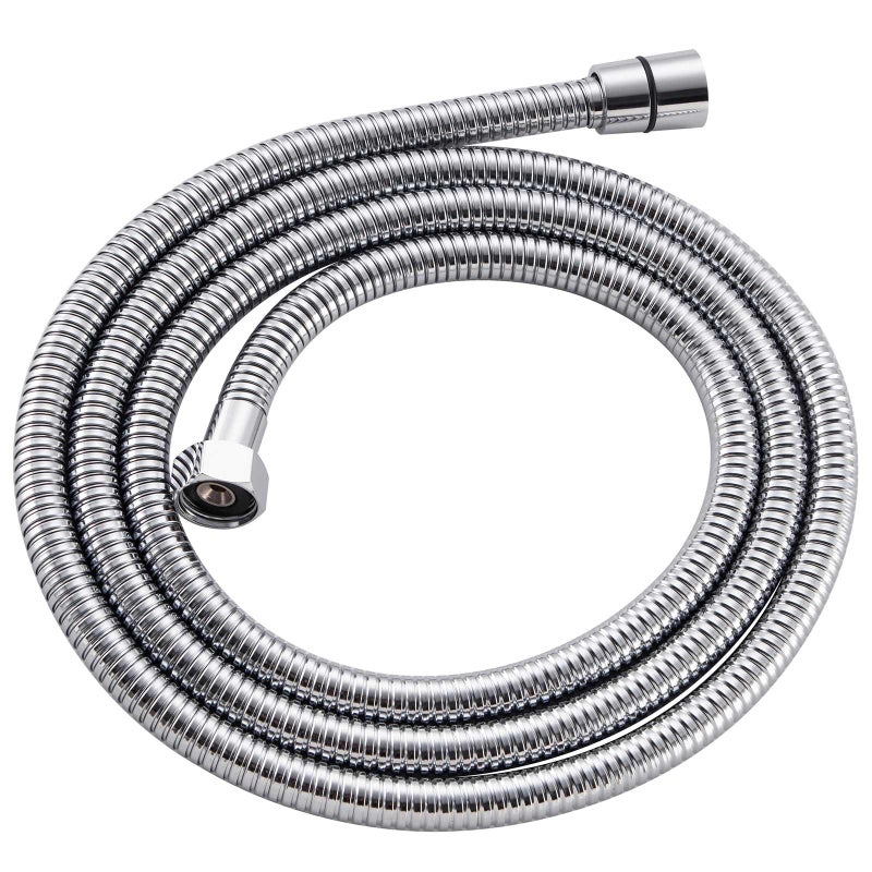 Angle Simple Replacement Shower Hose 79 Stainless Steel Flexible Handheld Shower Extension Hose 12 IPS No Tangles Chrome