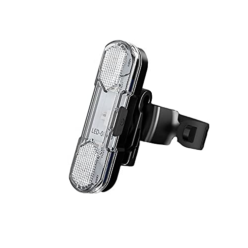Dark Horse® Bicycle Rechargeable 360 Degree Rotatable 4 Mode 5 COB LED Smooth Waterproof Bright Tail Light (White) - Image 1