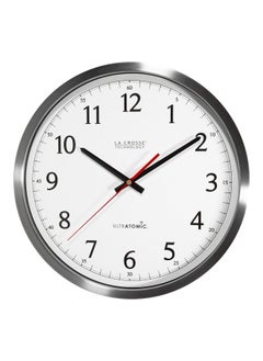La Crosse Technology La Crosse Technology 404 1235Ua Ss 14 Inch Ultratomic Analog Stainless Steel Wall Clock  - Image 1