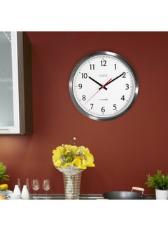 La Crosse Technology La Crosse Technology 404 1235Ua Ss 14 Inch Ultratomic Analog Stainless Steel Wall Clock  - Image 5