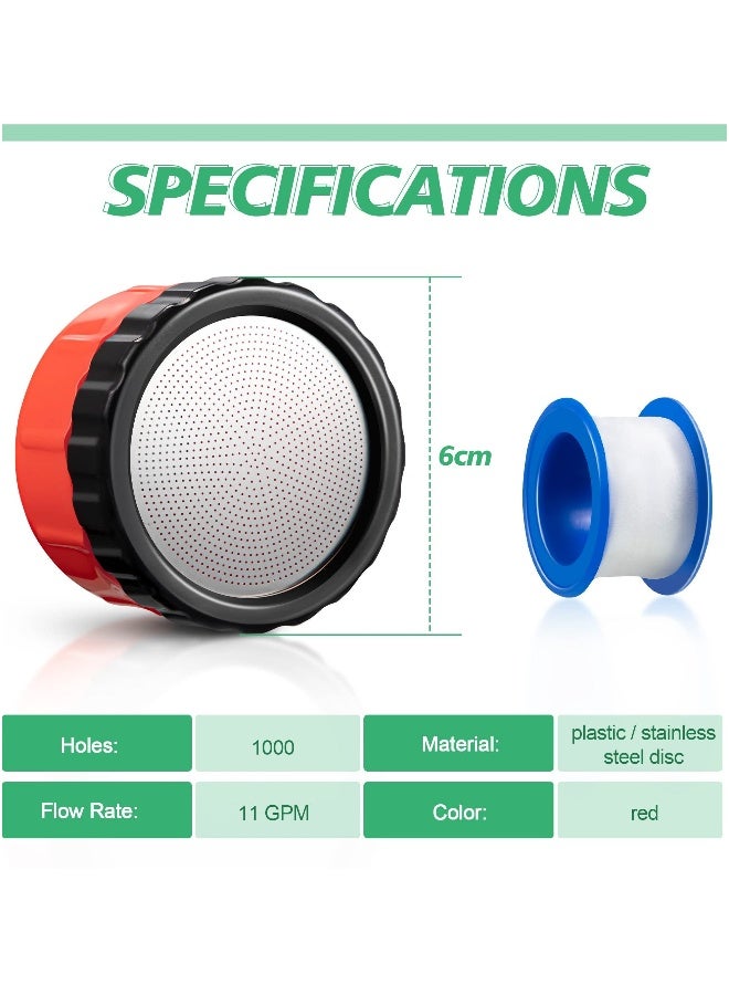 Generic Garden Hose Nozzle, Watering Nozzle for Garden/Plant/Lawn 11 GPM Flow Rate Plastic Hose Nozzle with PTFE Thread Seal Tape - Image 3