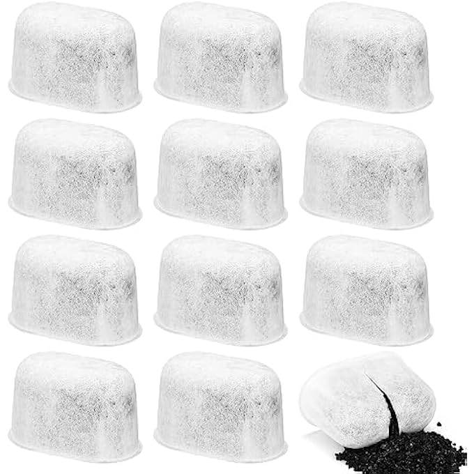 Azonee 12 Pack Activated Charcoal Coffee Maker Water Filters Fit Charcoal Water Filters Replacement For Keurig Coffee Machine For Keurig 20 And 10 Classic Coffee Makers - Image 1